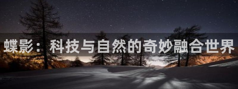 天空电影免费观看在线：蝶影：科技与自然的奇妙融合世界